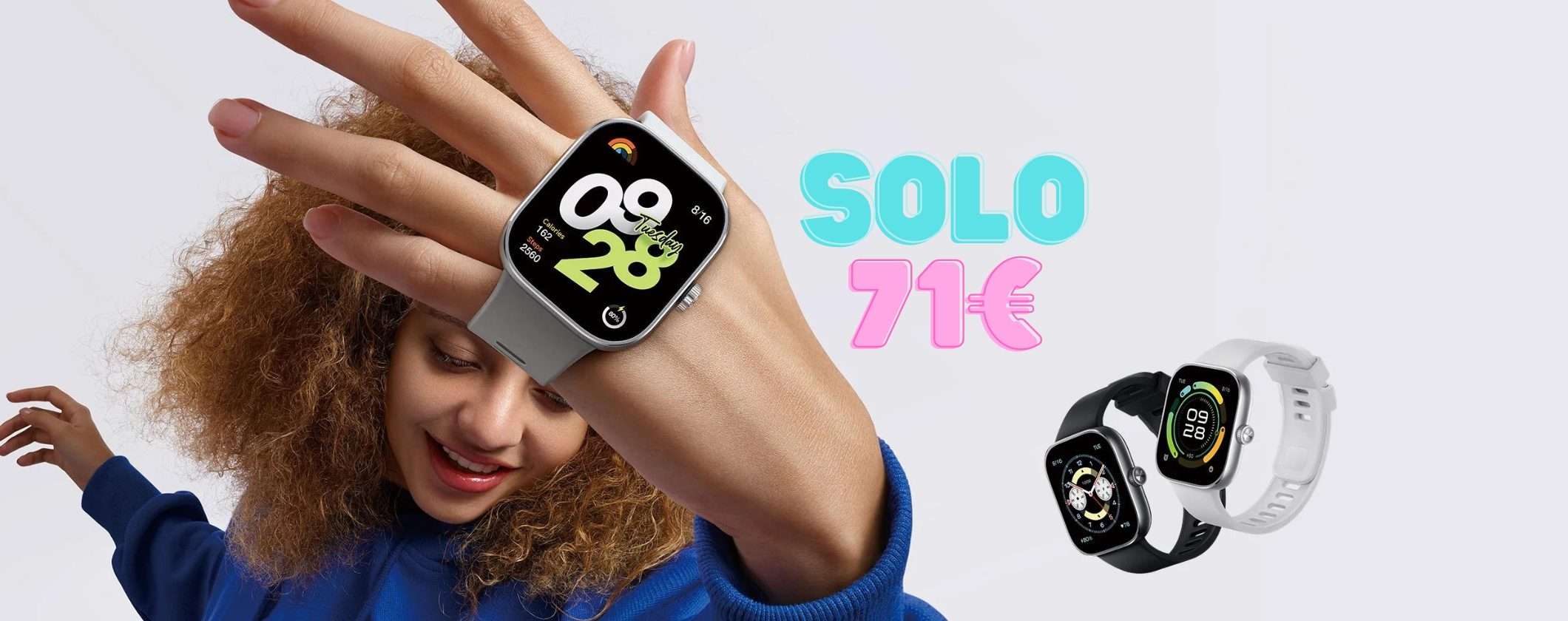 Xiaomi Redmi Watch 4: SOLO OGGI a 71€ sul Mi Store Xiaomi Redmi Watch 4: SOLO OGGI a 71€ sul Mi Store