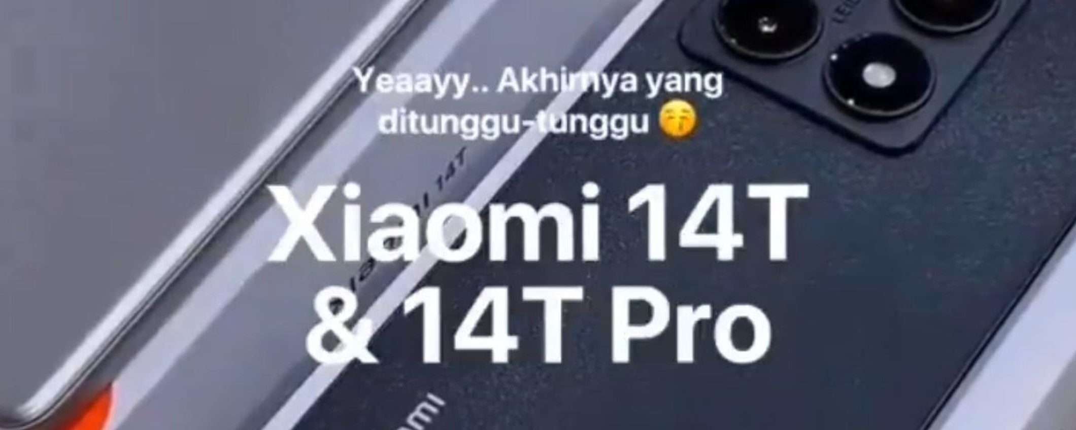 Xiaomi 14T e 14T Pro mostrati Xiaomi 14T e 14T Pro mostrati