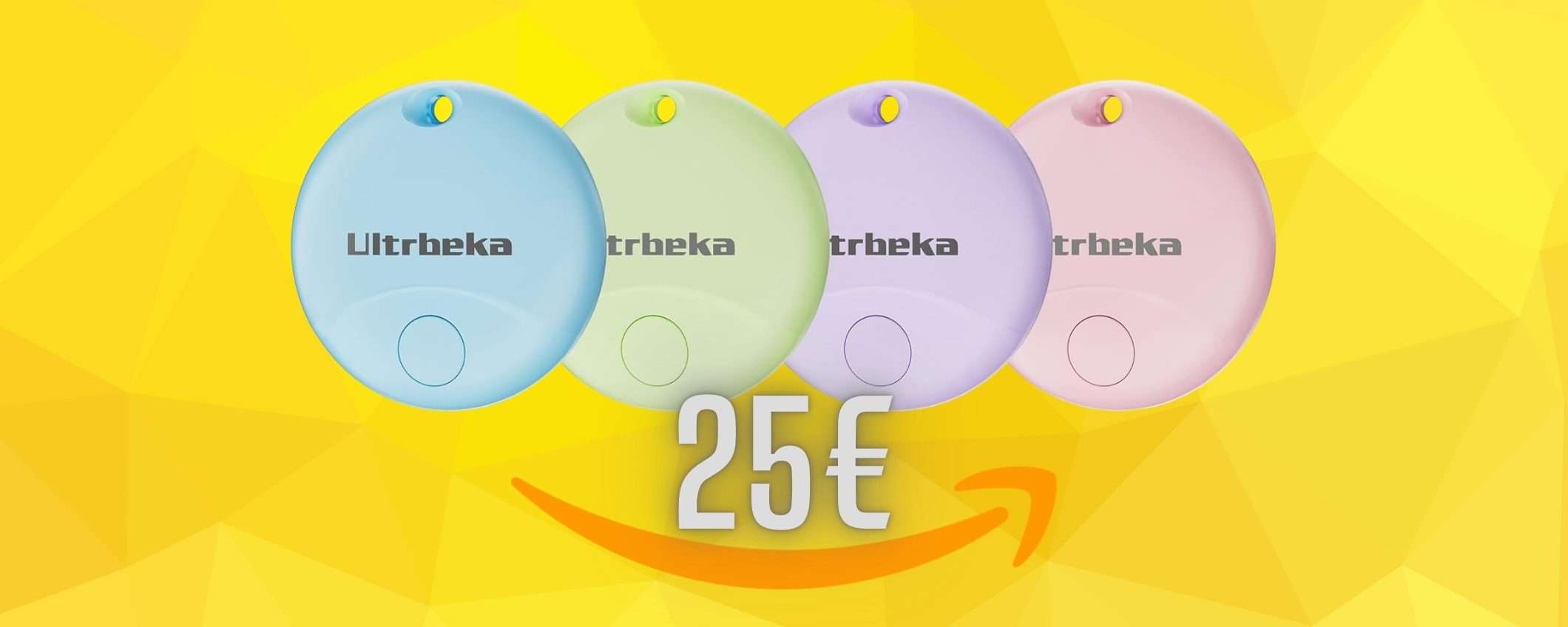 4 trova oggetti smart impermeabili e con batteria sostituibile (25€) 4 trova oggetti smart impermeabili e con batteria sostituibile (25€)