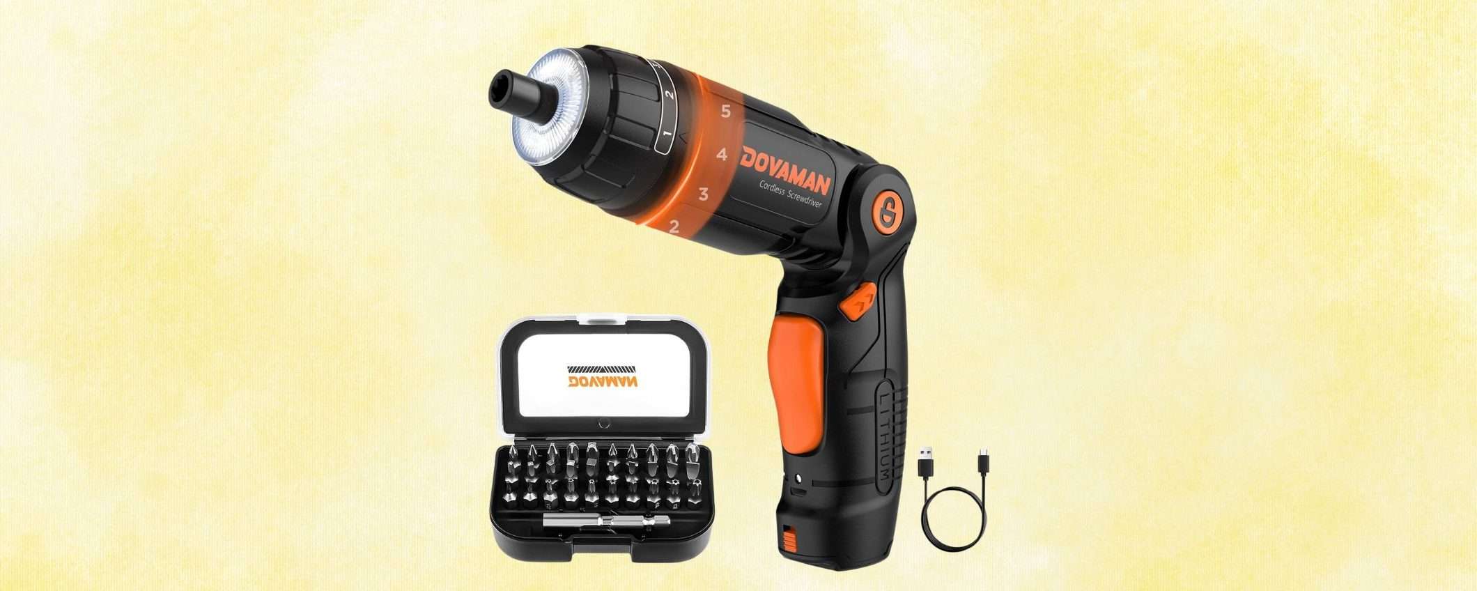 Avvitatore a batteria con 31 punte a meno di 20€: offerta Amazon (-35%) Avvitatore a batteria con 31 punte a meno di 20€: offerta Amazon (-35%)