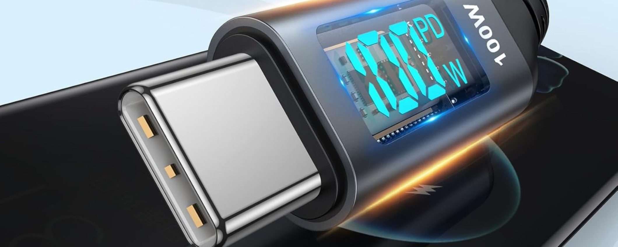 Cavo 100W con display, indistruttibile e lungo 3 metri: prezzo RIDICOLO (8€) Cavo 100W con display, indistruttibile e lungo 3 metri: prezzo RIDICOLO (8€)