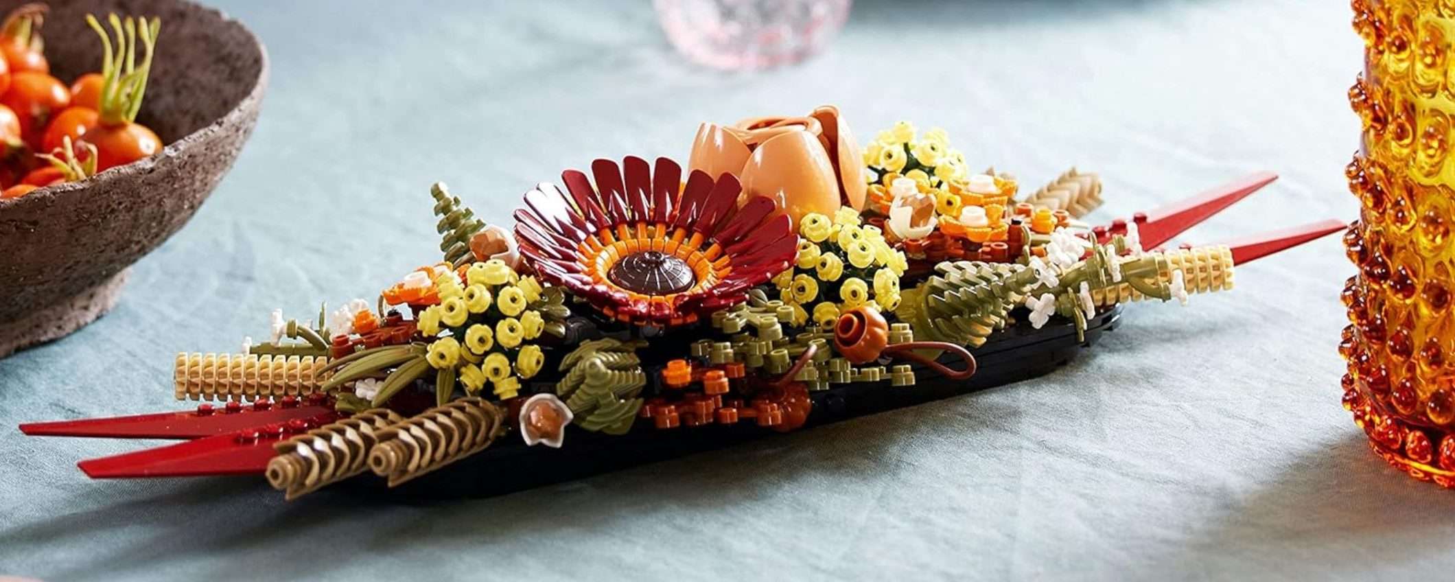 LEGO Centrotavola di fiori secchi in offerta: la decorazione autunnale che cercavi LEGO Centrotavola di fiori secchi in offerta: la decorazione autunnale che cercavi