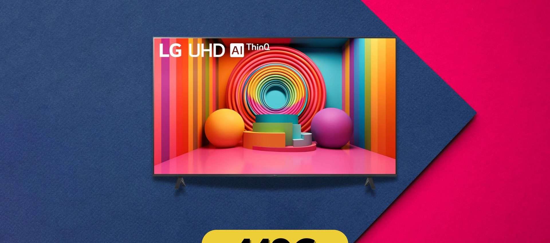 LG UHD 55'' in offerta su Amazon: la migliore Smart TV sotto i 500€ LG UHD 55'' in offerta su Amazon: la migliore Smart TV sotto i 500€