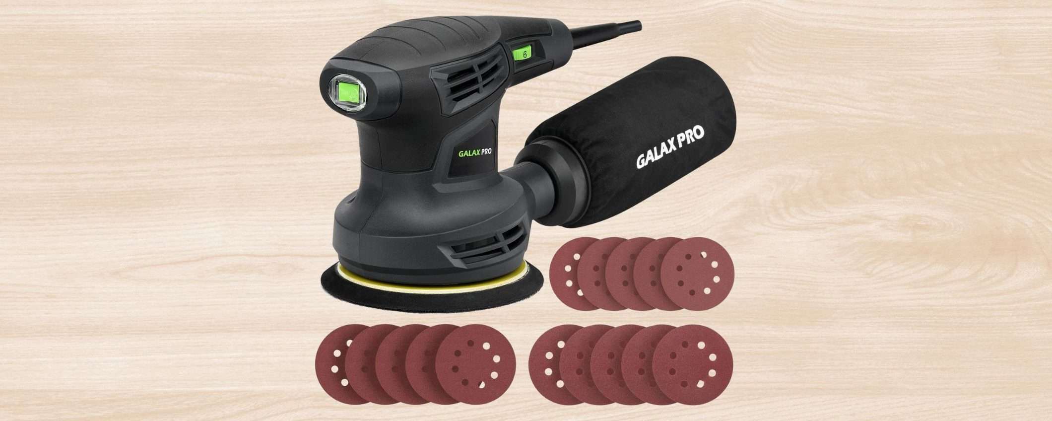 Levigatrice rotonda a 6 velocità con 15 dischi abrasivi in sconto a 30 euro (Amazon) Levigatrice rotonda a 6 velocità con 15 dischi abrasivi in sconto a 30 euro (Amazon)
