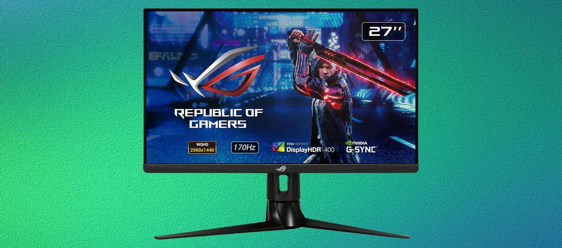 Gaming senza compromessi: monitor Asus ROG con il 37% di sconto su Amazon Gaming senza compromessi: monitor Asus ROG con il 37% di sconto su Amazon
