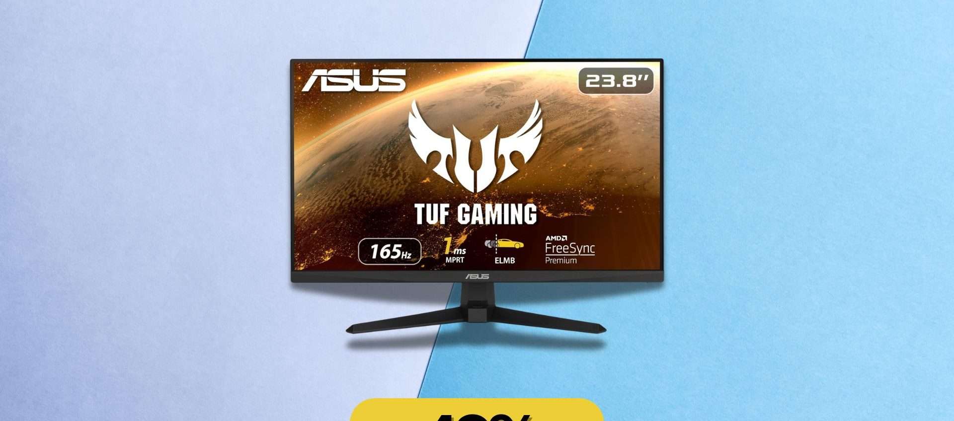 Monitor gaming Asus TUF, da 259 a soli 131 euro: Full HD a 165Hz Monitor gaming Asus TUF, da 259 a soli 131 euro: Full HD a 165Hz