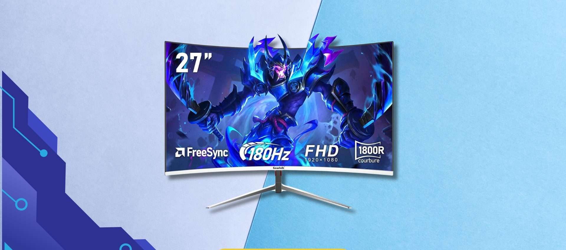 Monitor curvo ad un prezzo imbattibile: solo 142€ per grandi prestazioni Monitor curvo ad un prezzo imbattibile: solo 142€ per grandi prestazioni