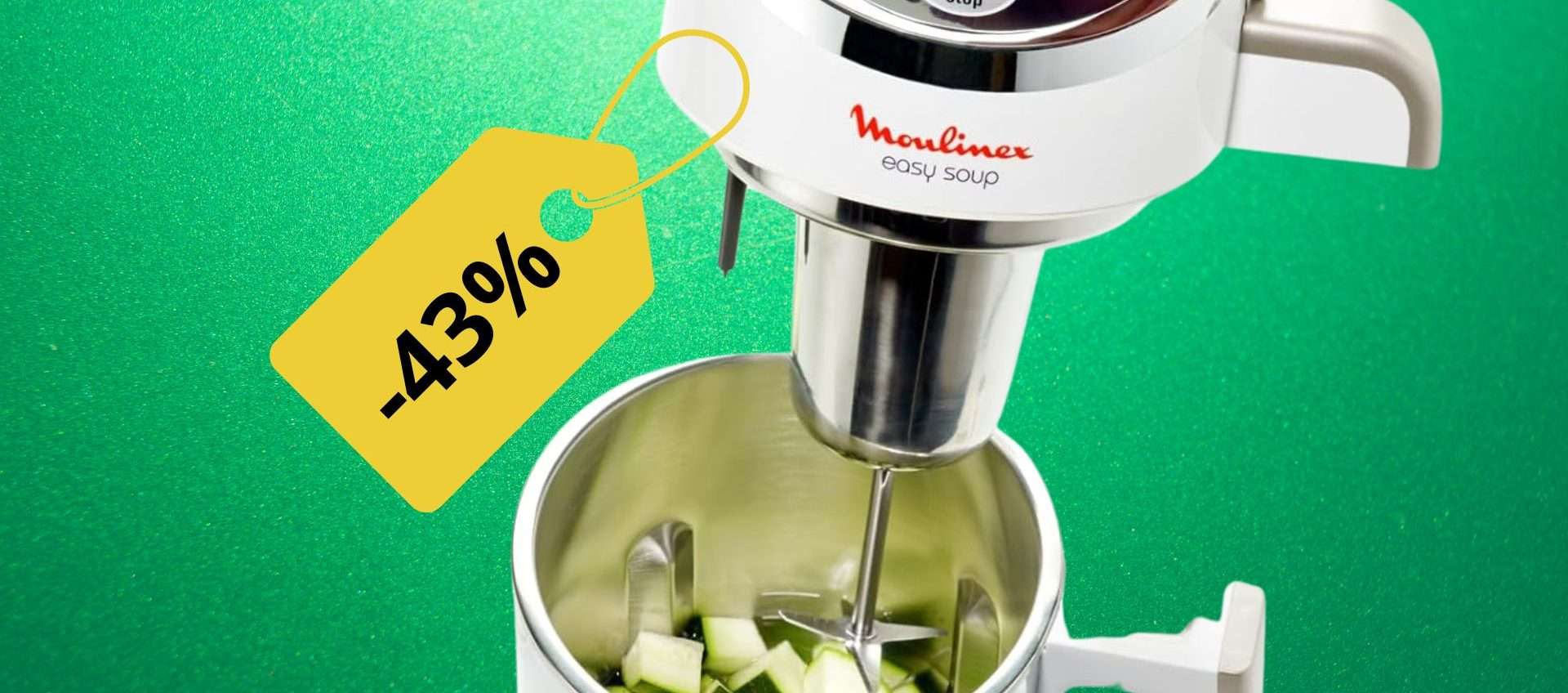 Zuppe deliziose alla portata di tutti: il Moulinex Easy Soup è in super offerta Zuppe deliziose alla portata di tutti: il Moulinex Easy Soup è in super offerta