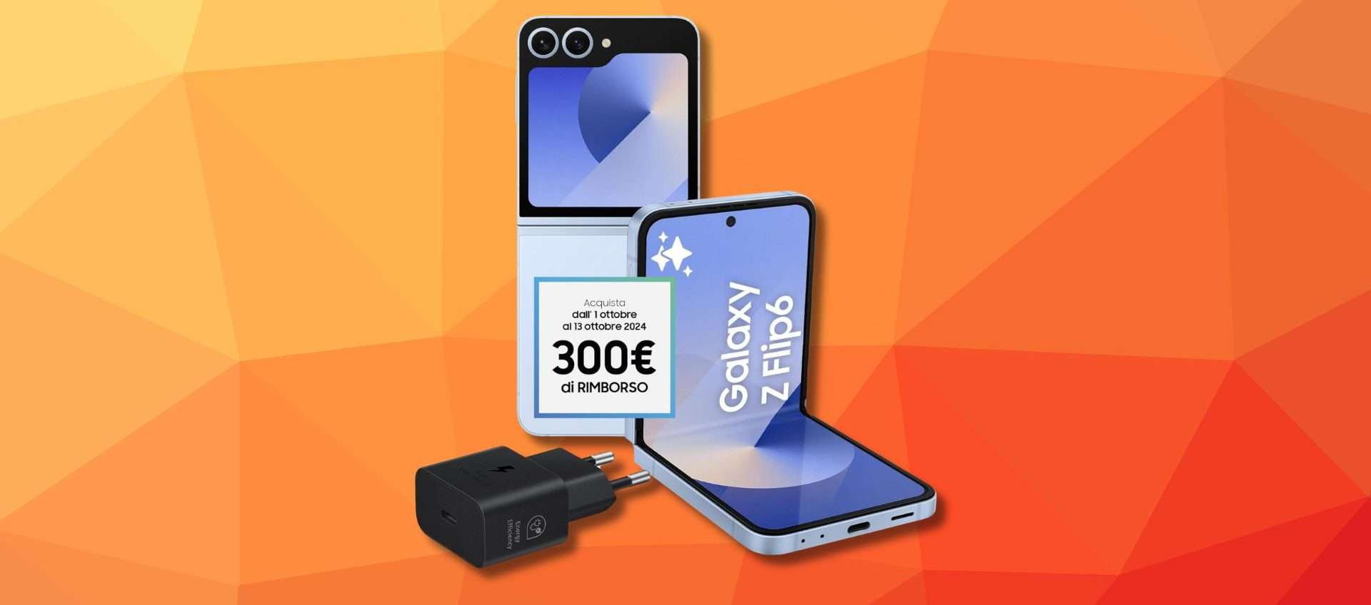 Samsung Galaxy Z Flip 6 in offerta: ultimi giorni per il cash back da 300€ Samsung Galaxy Z Flip 6 in offerta: ultimi giorni per il cash back da 300€