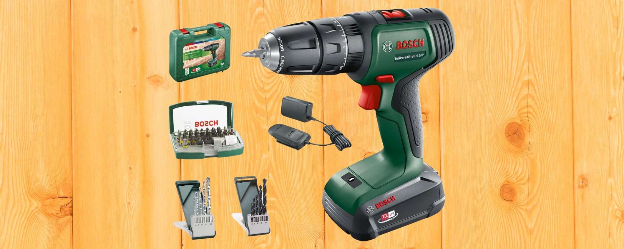 Trapano battente avvitatore Bosch: offerta imperdibile fino a stasera (-33%) Trapano battente avvitatore Bosch: offerta imperdibile fino a stasera (-33%)