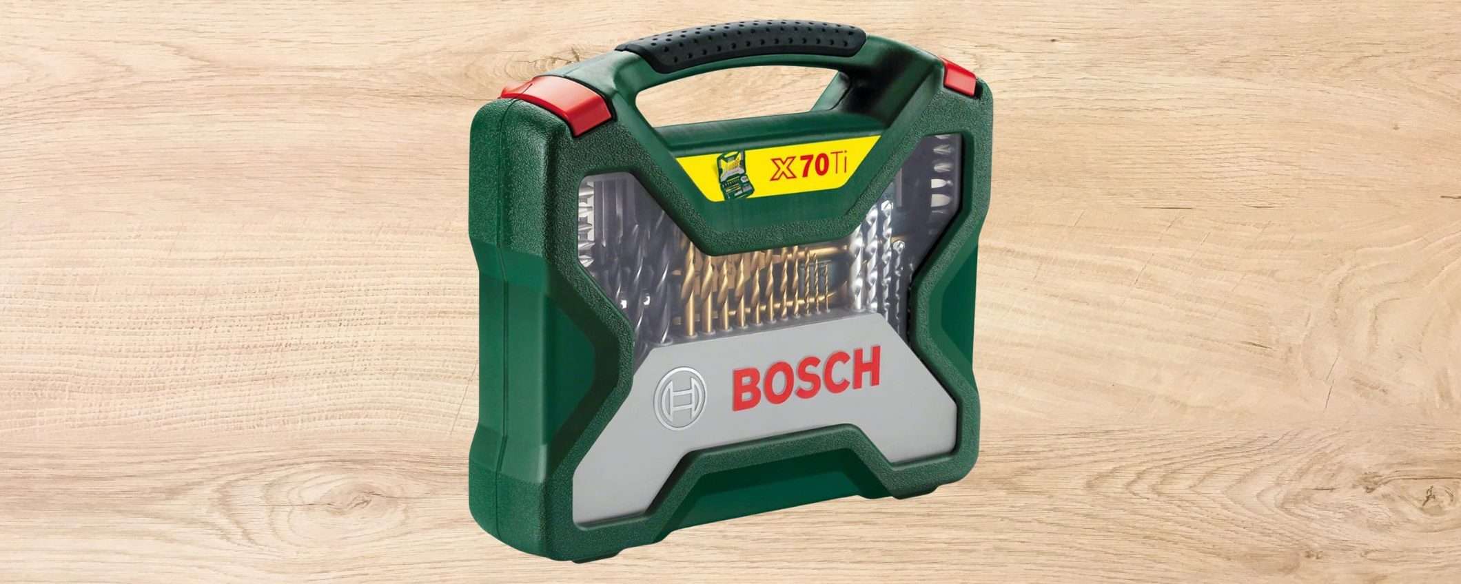 Set di punte da 70 pezzi di Bosch in super offerta su Amazon (-45%) Set di punte da 70 pezzi di Bosch in super offerta su Amazon (-45%)