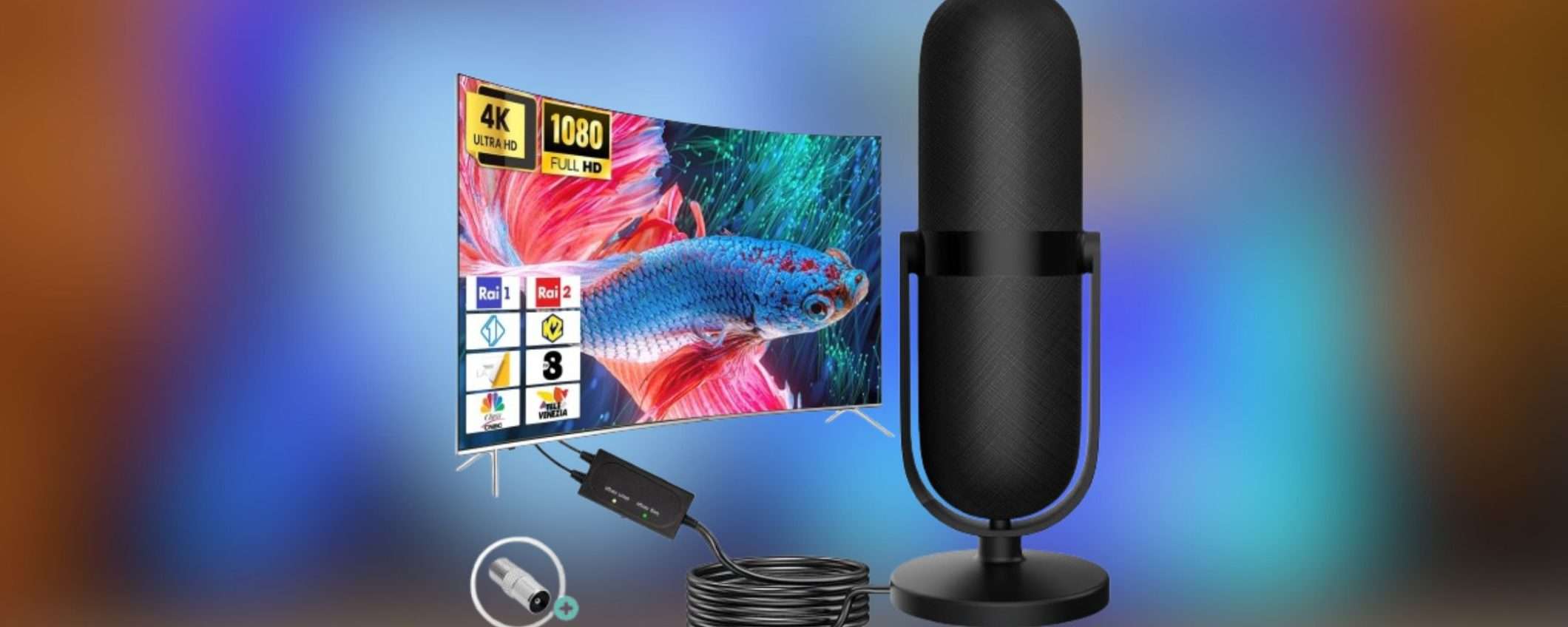 Digitale terrestre a scatti: con l'antenna amplificata risolvi adesso (14€) Digitale terrestre a scatti: con l'antenna amplificata risolvi adesso (14€)