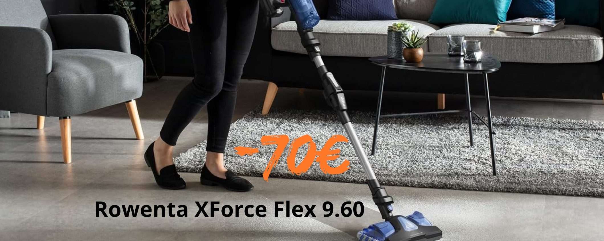 Aspira e lava il pavimento in una passata con Rowenta XForce Flex 960 (-70€) Aspira e lava il pavimento in una passata con Rowenta XForce Flex 960 (-70€)