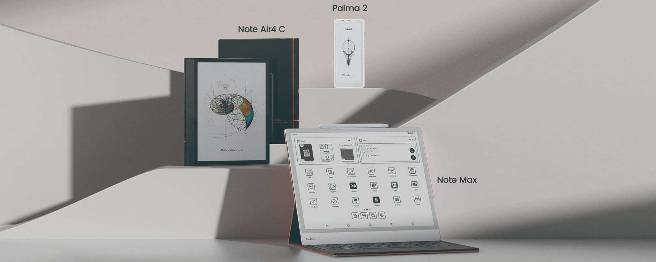 BOOX ufficializza i nuovi ePaper Note Air4 C, Palma 2 e Note Max BOOX ufficializza i nuovi ePaper Note Air4 C, Palma 2 e Note Max