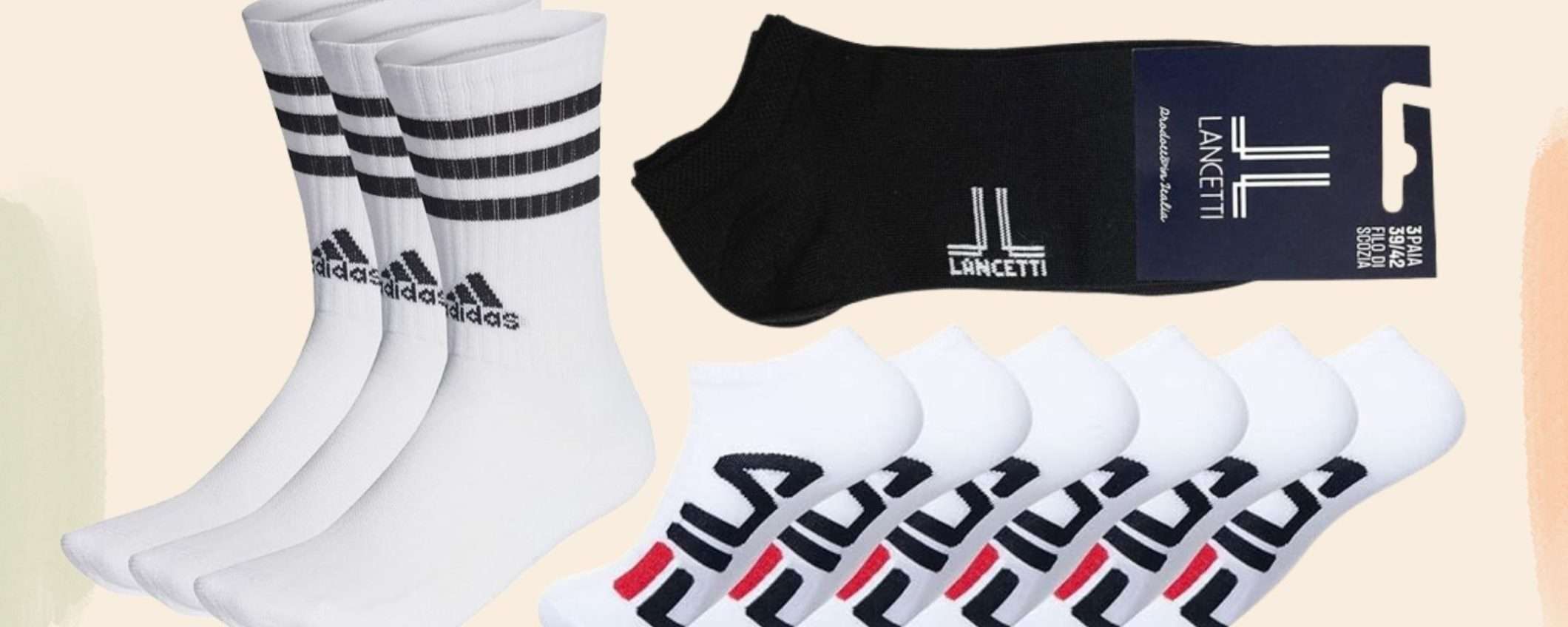 Calzini firmati da 1,31€ al paio su Amazon: promo multipacco INCREDIBILI