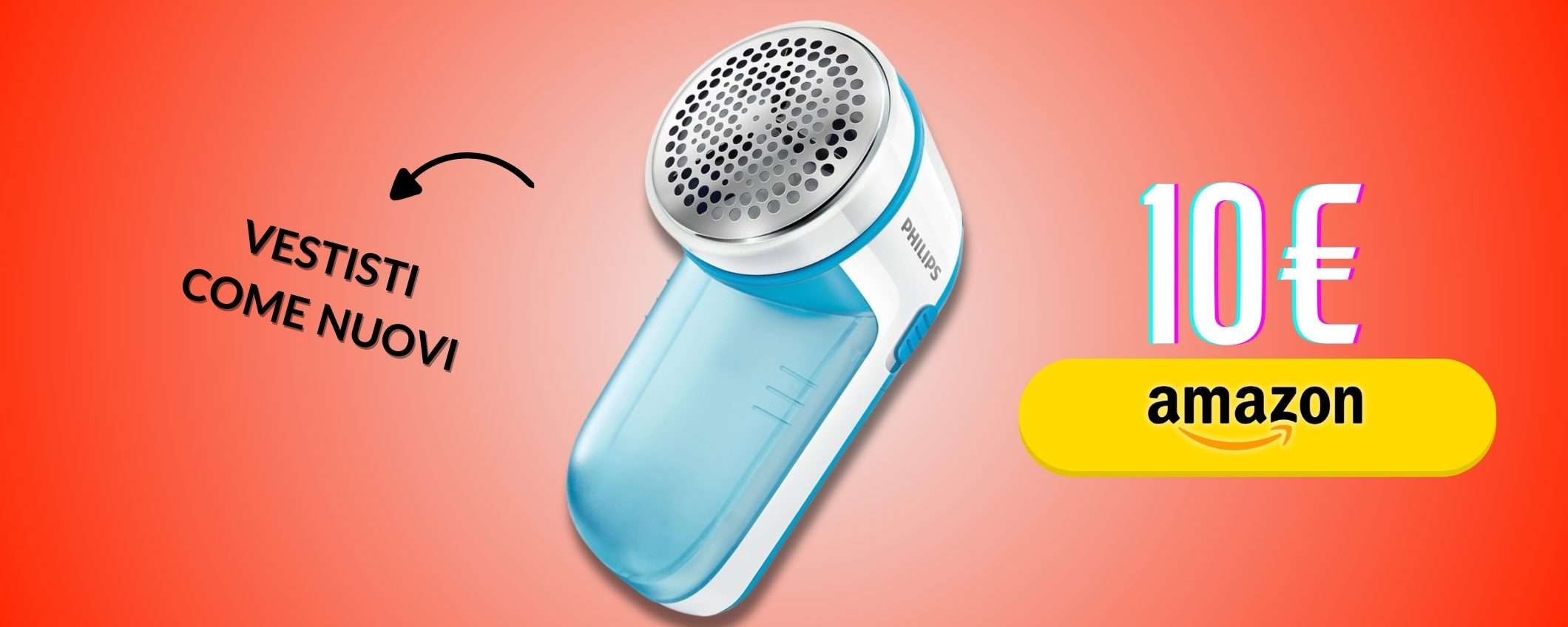 Vestiti e maglioni tornano nuovi con il Levapelucchi di Philips: 10€ Vestiti e maglioni tornano nuovi con il Levapelucchi di Philips: 10€
