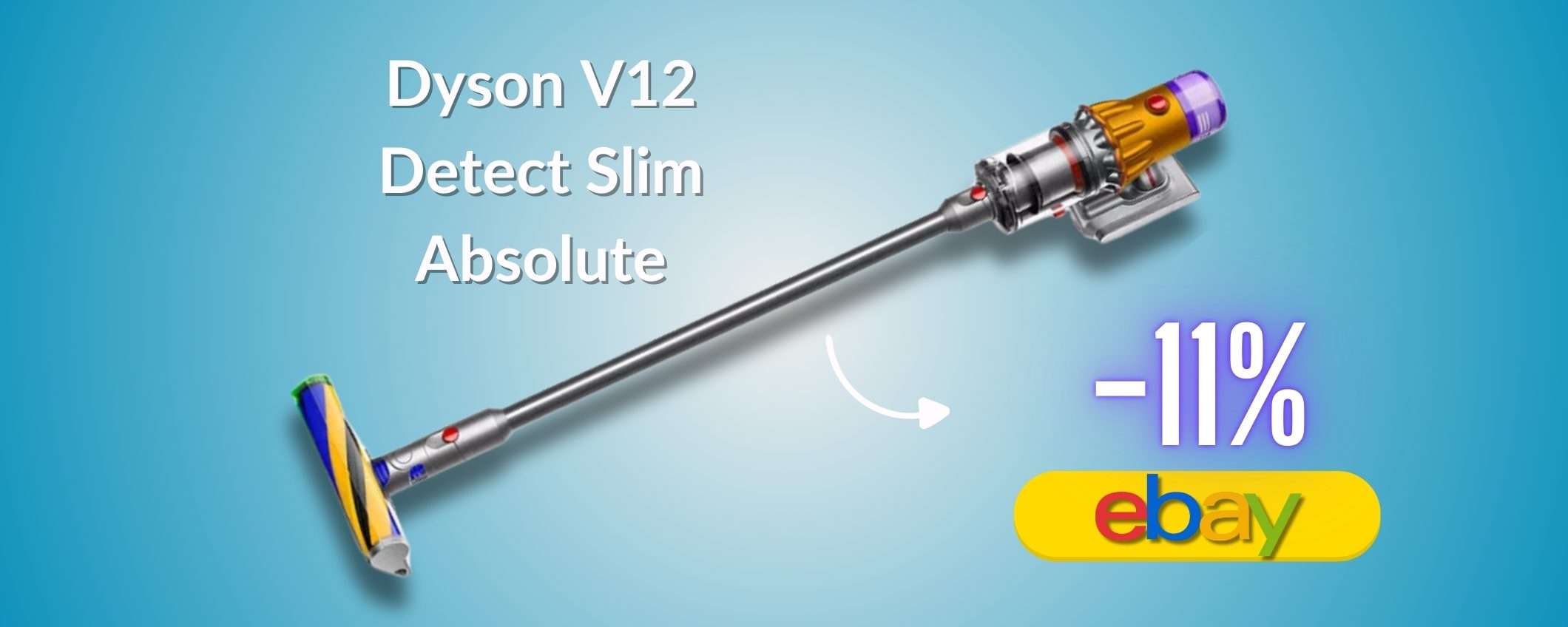 Dyson V12 Detect Slim Absolute spazza via lo sporco a prezzo irrisorio Dyson V12 Detect Slim Absolute spazza via lo sporco a prezzo irrisorio