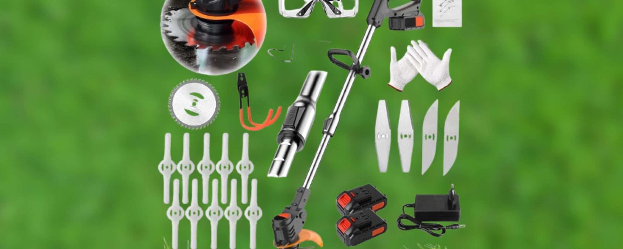 Decespugliatore a 34€ con 2 batterie e una marea di accessori: Amazon SHOCK Decespugliatore a 34€ con 2 batterie e una marea di accessori: Amazon SHOCK