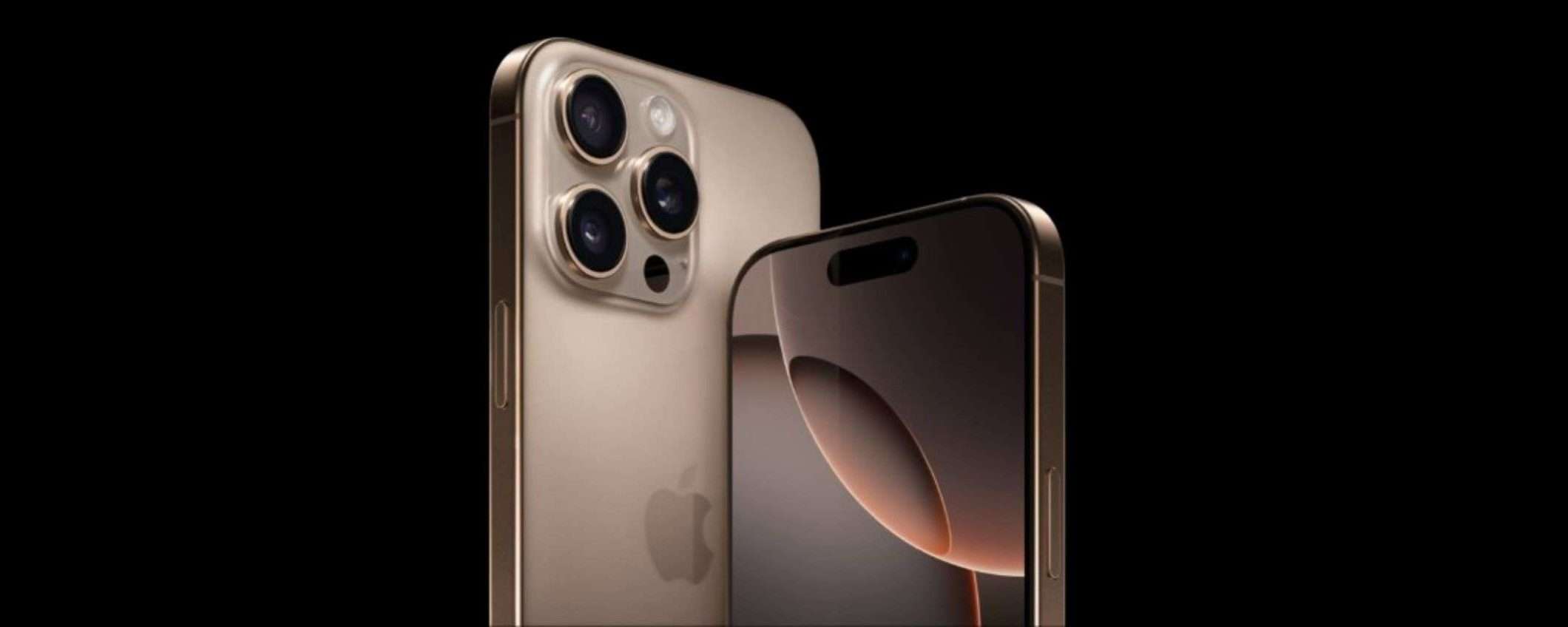 A questo prezzo, l'iPhone 16 Pro è da prendere subito: anche in tre rate A questo prezzo, l'iPhone 16 Pro è da prendere subito: anche in tre rate