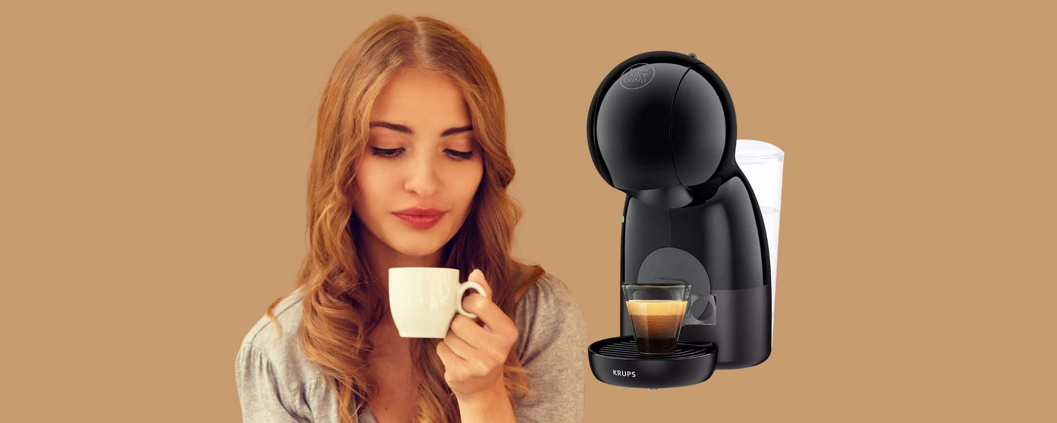 Krups Piccolo Xs: macchina per espresso in capsule super compatta Krups Piccolo Xs: macchina per espresso in capsule super compatta