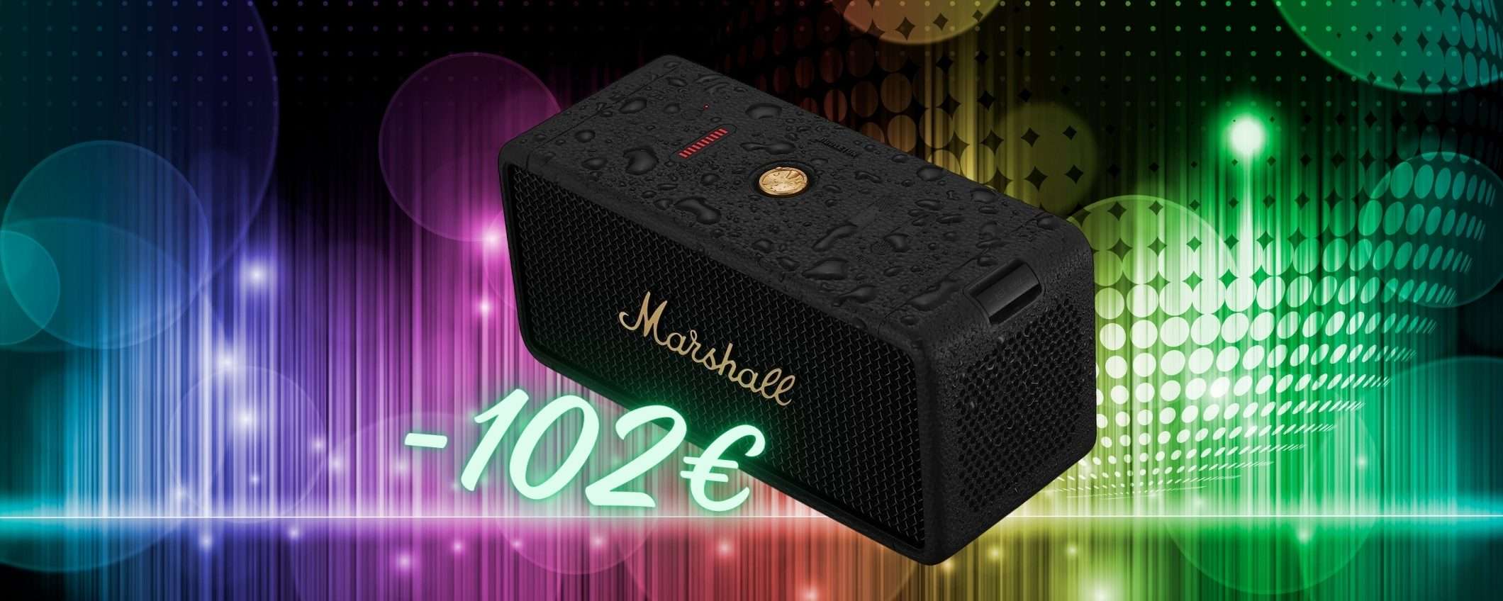 Marshall Middleton: cassa Bluetooth portatile impermeabile senza rivali Marshall Middleton: cassa Bluetooth portatile impermeabile senza rivali