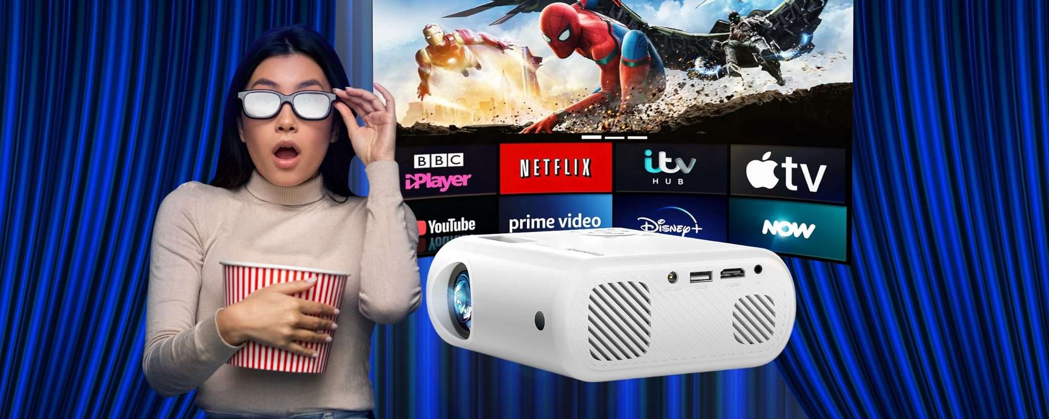 Mini proiettore portatile: il cinema letteralmente a portata di mano Mini proiettore portatile: il cinema letteralmente a portata di mano