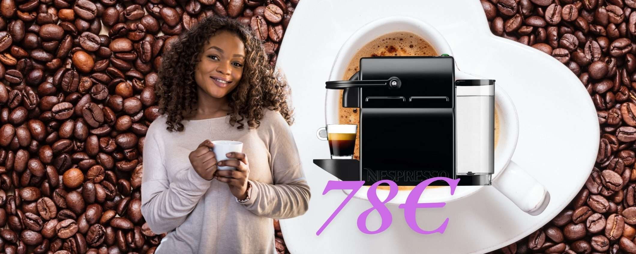 Nespresso Inissia: la macchina per caffè in capsule ora al 20% in meno Nespresso Inissia: la macchina per caffè in capsule ora al 20% in meno