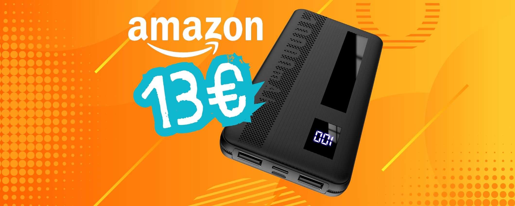 Power Bank da 10000mAh per non avere mai la batteria scarica, ora tuo a 13€ Power Bank da 10000mAh per non avere mai la batteria scarica, ora tuo a 13€