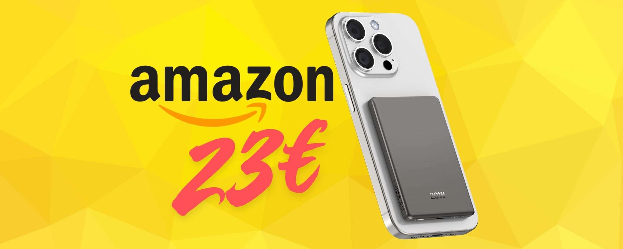 Power Bank magnetico ultra-sottile con ricarica wireless veloce Power Bank magnetico ultra-sottile con ricarica wireless veloce