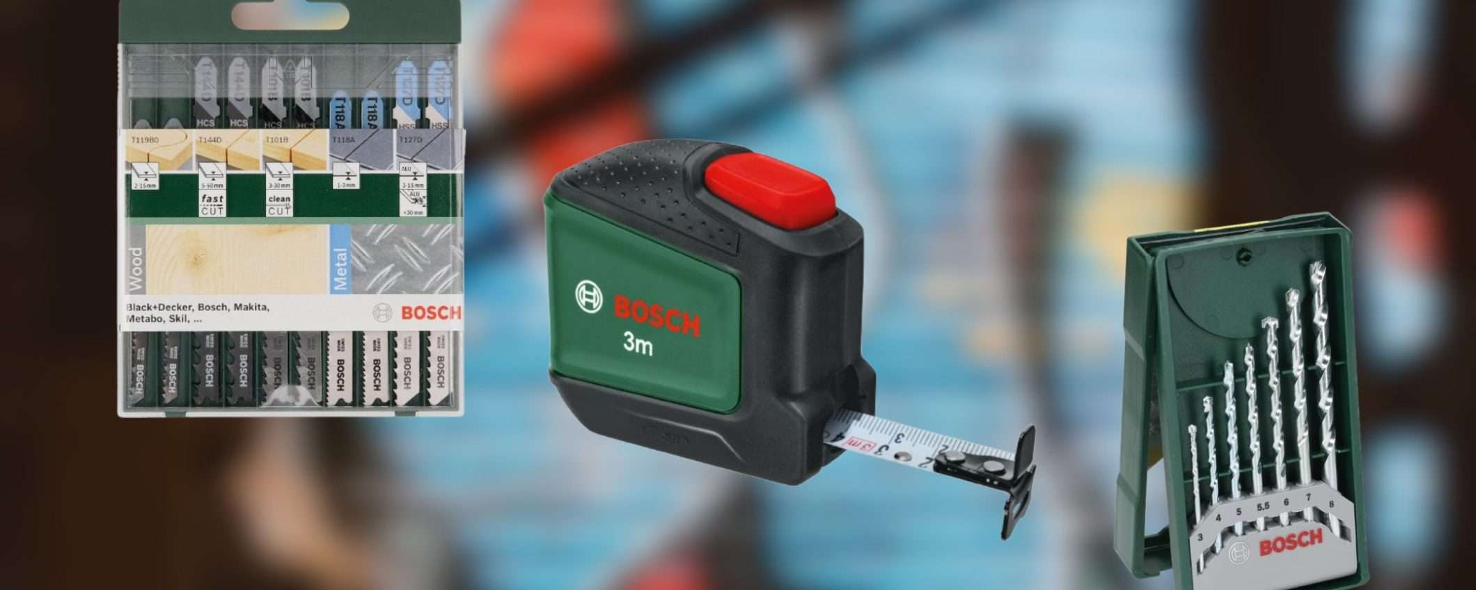 Bosch da 7,99€ a 20€ su Amazon: occasioni di alta qualità per il fai da te Bosch da 7,99€ a 20€ su Amazon: occasioni di alta qualità per il fai da te