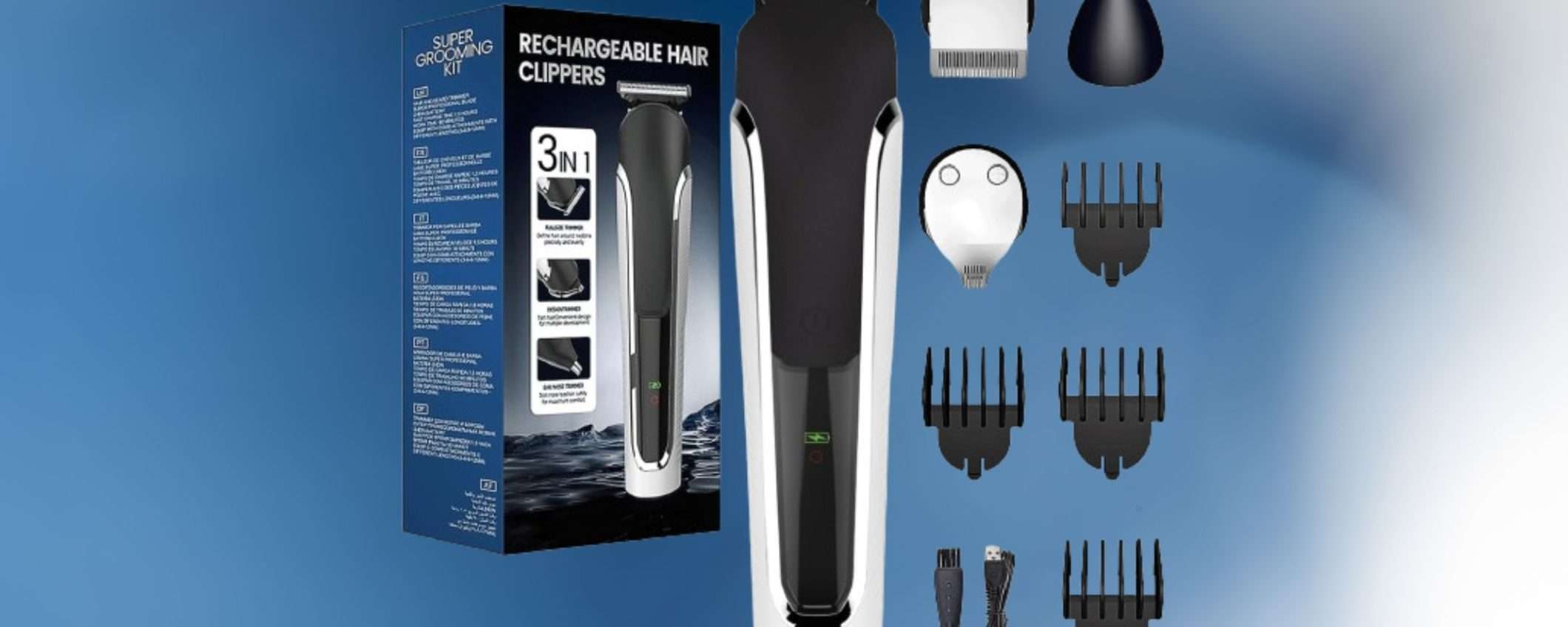 Rasoio 3 in 1 per capelli, barba, naso e orecchie: prezzo SHOCK (15€) Rasoio 3 in 1 per capelli, barba, naso e orecchie: prezzo SHOCK (15€)