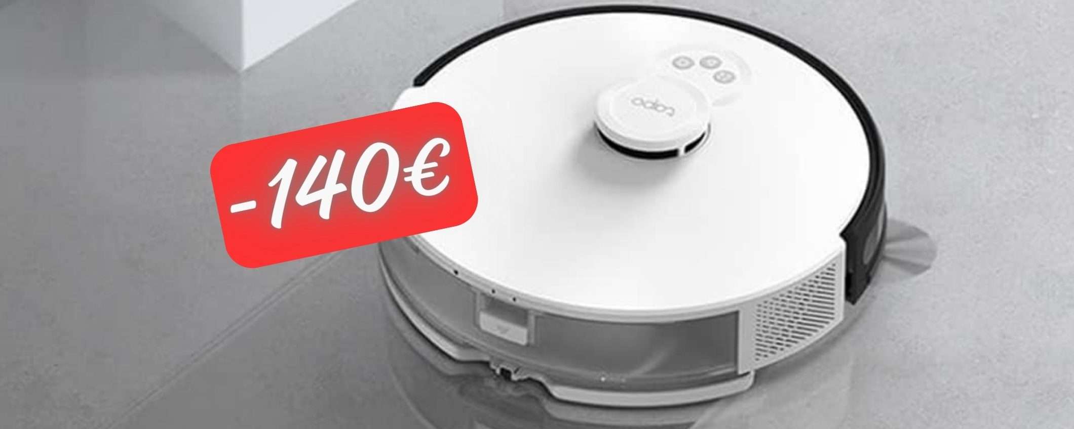 Robot aspirapolvere e lavapavimenti Tapo RV30 a rate da 52€ senza interessi