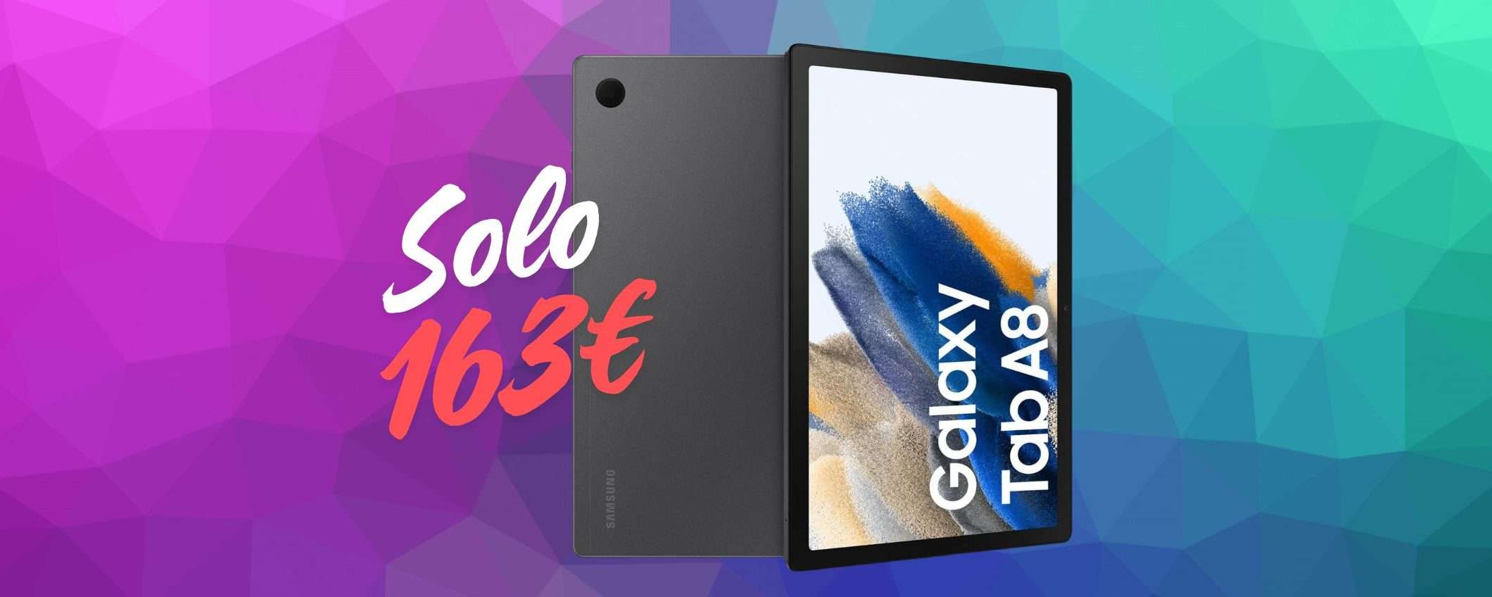 Samsung Galaxy Tab A8 da 10,5 pollici in sconto del 42% non ha rivali Samsung Galaxy Tab A8 da 10,5 pollici in sconto del 42% non ha rivali