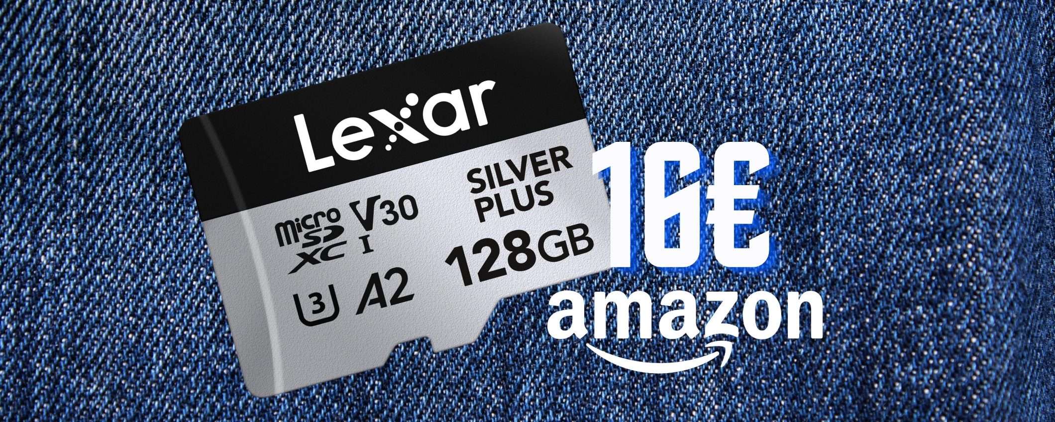 Scheda microSD Lexar A2 da 128GB con lettura da 205 MB/s a 16€ Scheda microSD Lexar A2 da 128GB con lettura da 205 MB/s a 16€