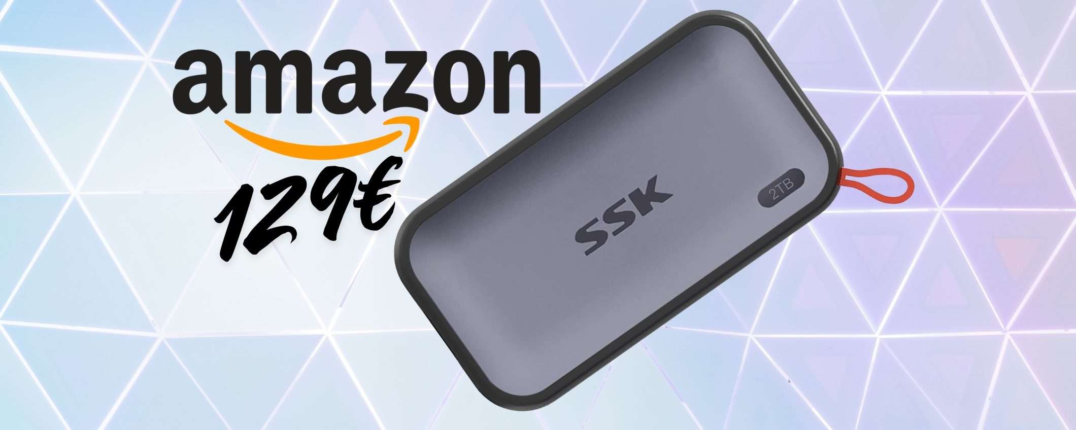 SSD portatile da 2TB per tenere tutti i file che desideri e non appesantire il PC SSD portatile da 2TB per tenere tutti i file che desideri e non appesantire il PC