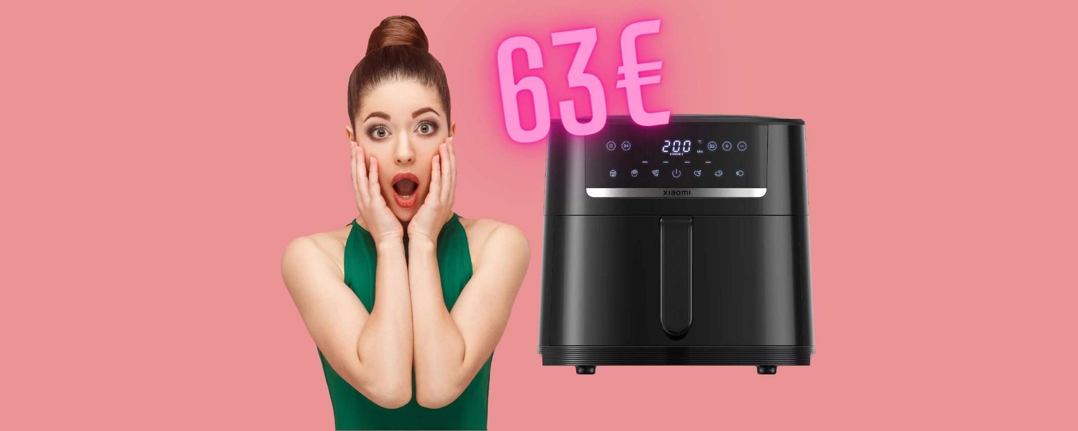 Super sconto del 51% per la friggitrice ad aria Xiaomi da 6L, solo su eBay Super sconto del 51% per la friggitrice ad aria Xiaomi da 6L, solo su eBay