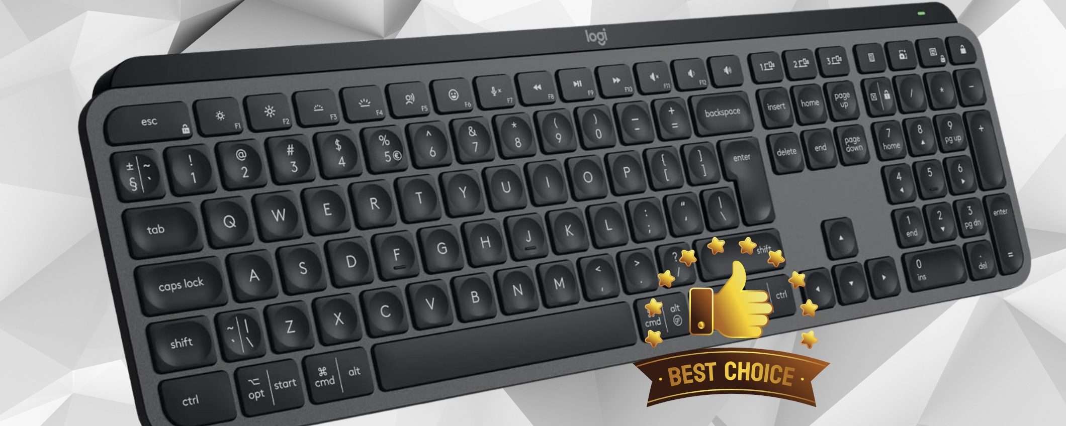 La tastiera wireless Logitech MX Keys S non ha rivali, soprattutto a questo prezzo La tastiera wireless Logitech MX Keys S non ha rivali, soprattutto a questo prezzo