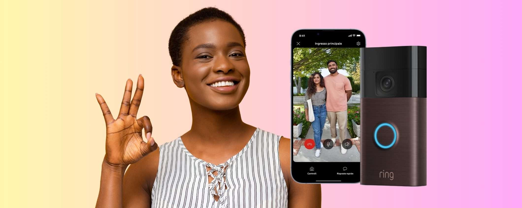 Videocitofono Ring al minimo storico: video HD e installazione semplice Videocitofono Ring al minimo storico: video HD e installazione semplice