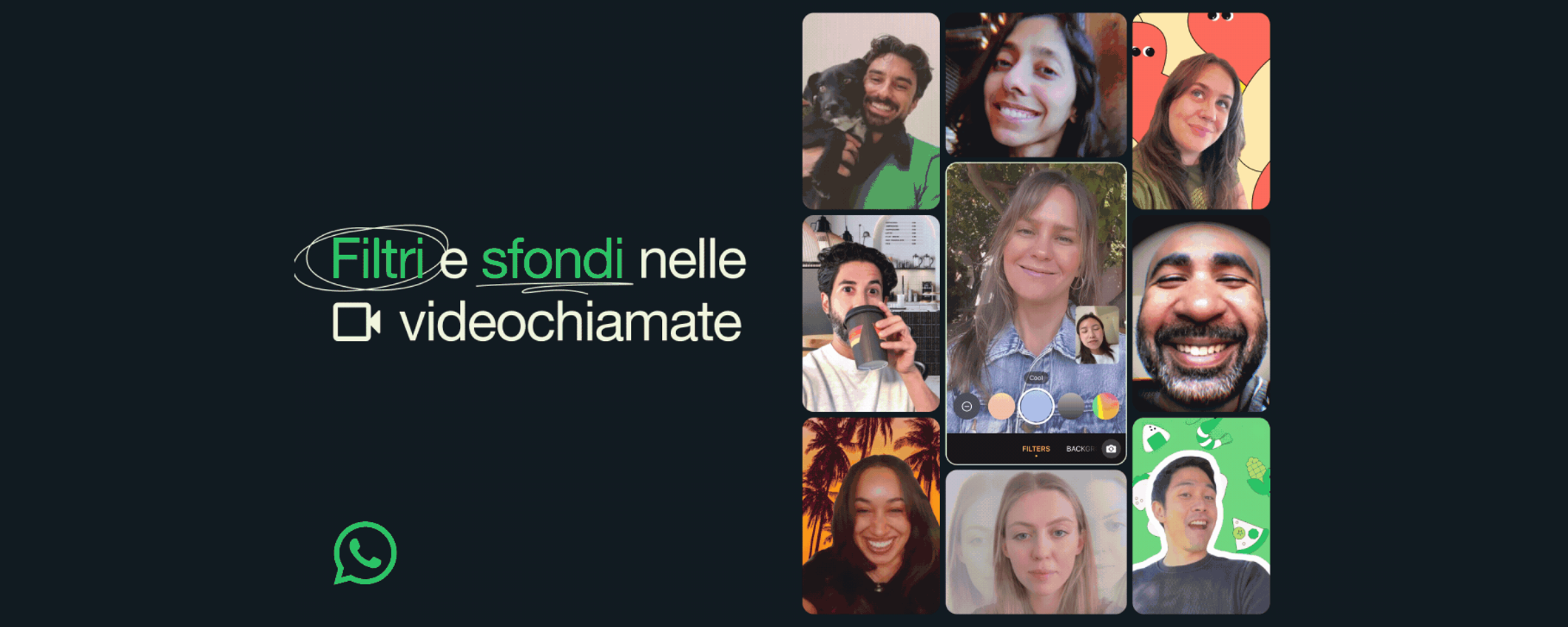WhatsApp: videochiamate fuori di testa grazie a questi nuovi effetti WhatsApp: videochiamate fuori di testa grazie a questi nuovi effetti