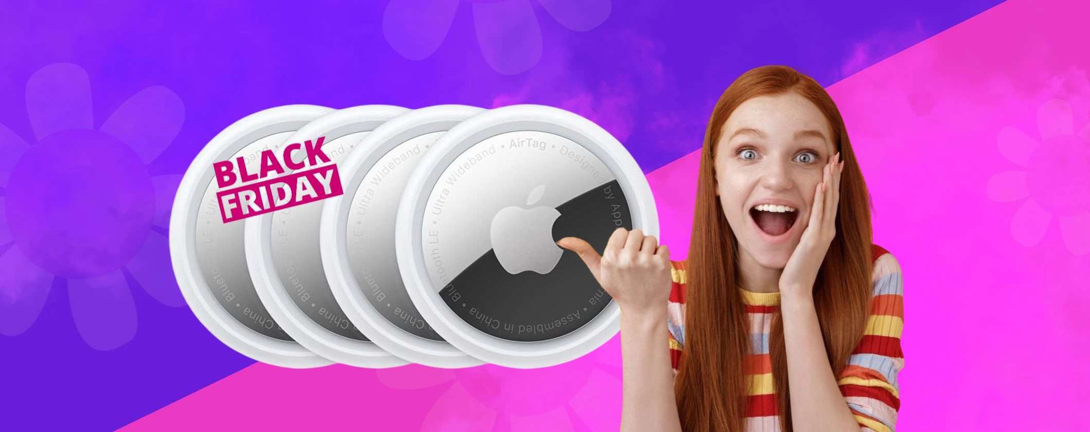 4 Apple AirTag al prezzo più basso di sempre: solo 79€ al Black Friday 4 Apple AirTag al prezzo più basso di sempre: solo 79€ al Black Friday