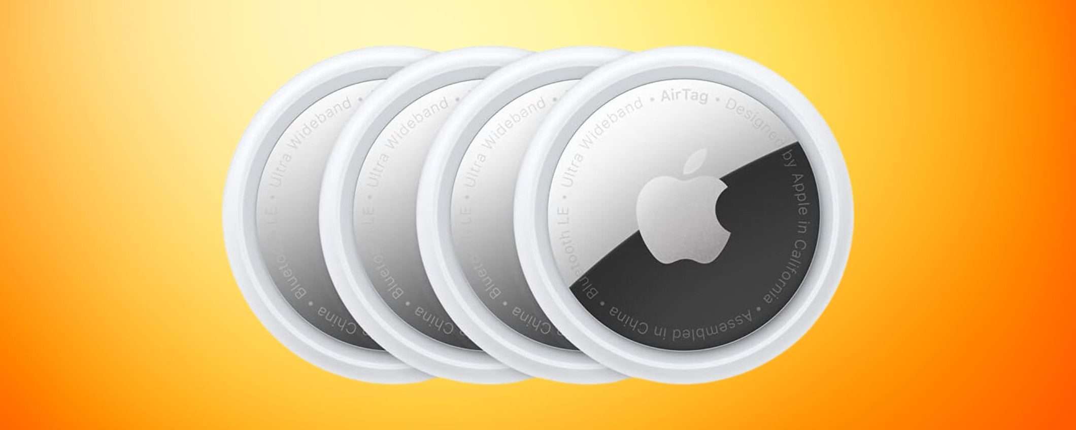 Apple AirTag in sconto record: la confezione da 4 al prezzo più basso di sempre su Amazon Apple AirTag in sconto record: la confezione da 4 al prezzo più basso di sempre su Amazon