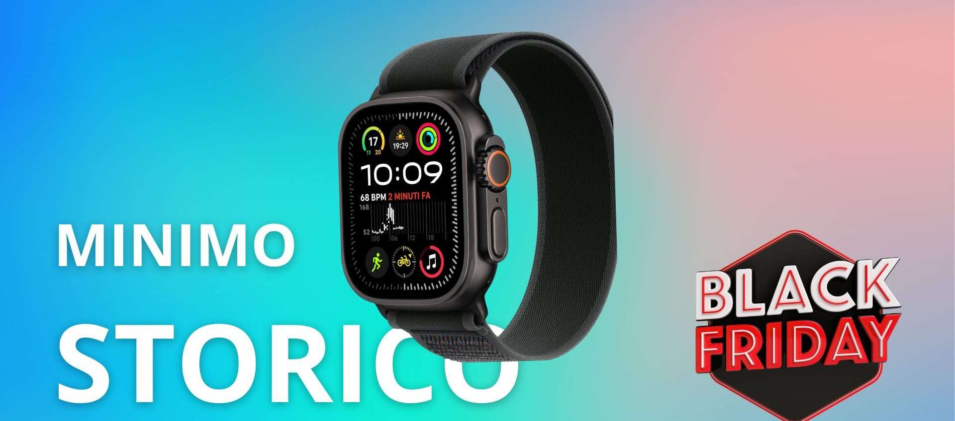 Apple Watch Ultra 2 (titanio nero) finalmente ad un prezzo top su Amazon Apple Watch Ultra 2 (titanio nero) finalmente ad un prezzo top su Amazon