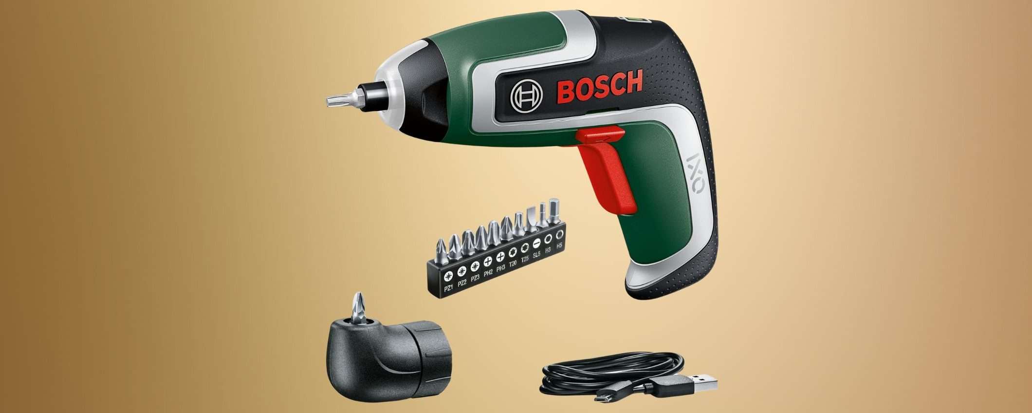 Avvitatore a batteria Bosch in offerta eccezionale a 39 euro: sconto Amazon Avvitatore a batteria Bosch in offerta eccezionale a 39 euro: sconto Amazon