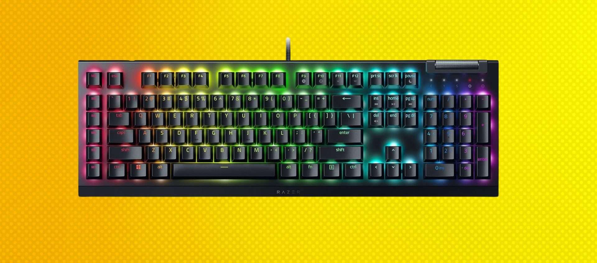 Razer BlackWidow V4 X: la tastiera meccanica da gaming in offerta speciale Razer BlackWidow V4 X: la tastiera meccanica da gaming in offerta speciale
