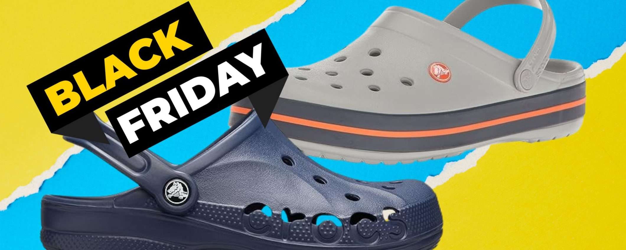 CROCS da 28€ su Amazon: ci sono tantissimi modelli in sconto al Black Friday CROCS da 28€ su Amazon: ci sono tantissimi modelli in sconto al Black Friday