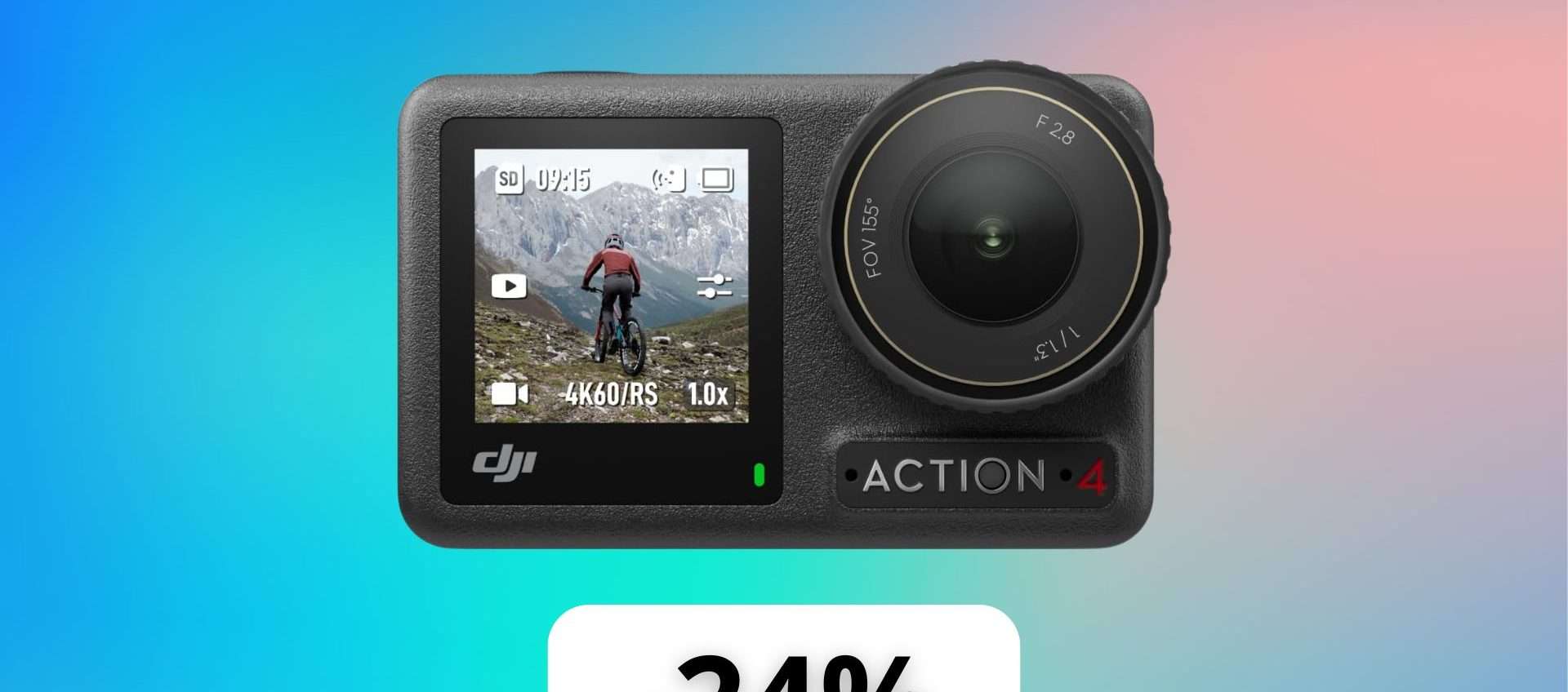 DJI Osmo Action, tua a soli 208€: 4K 120fps e perfetta per le immersioni DJI Osmo Action, tua a soli 208€: 4K 120fps e perfetta per le immersioni