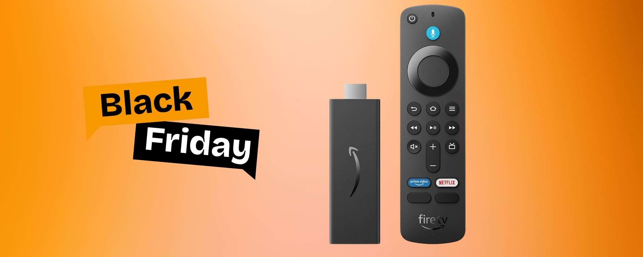 TV Smart con Fire TV Stick HD: svendita Black Friday a 27,99 euro (-38%) TV Smart con Fire TV Stick HD: svendita Black Friday a 27,99 euro (-38%)