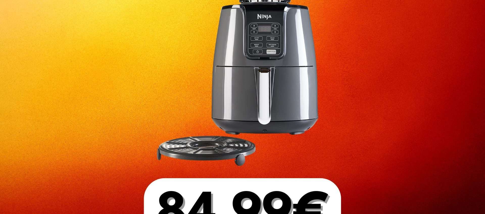 Friggitrice ad aria compatta Ninja: offerta folle su Amazon, tua a meno di 85€ Friggitrice ad aria compatta Ninja: offerta folle su Amazon, tua a meno di 85€