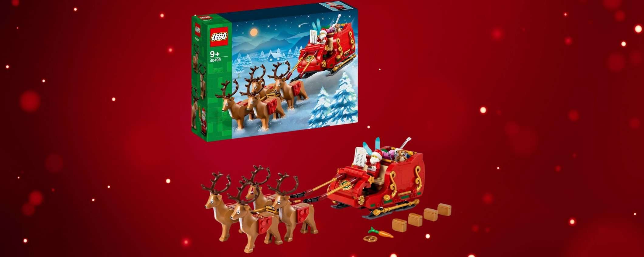 La Slitta di Babbo Natale LEGO torna disponibile su Amazon: il regalo perfetto La Slitta di Babbo Natale LEGO torna disponibile su Amazon: il regalo perfetto