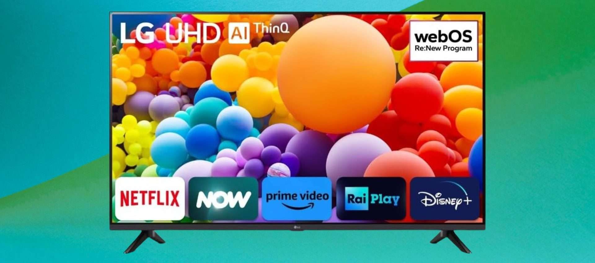 LG UHD 55’’ Serie UT73: Smart TV 4K a 359€, risparmi il 35% LG UHD 55’’ Serie UT73: Smart TV 4K a 359€, risparmi il 35%